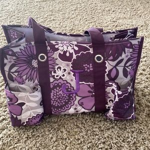 Thirty-one tote with “J” monogram